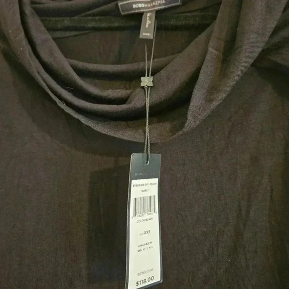 BCBG Maxazria Cowlneck Long Sleeve Dress - Picture 2 of 4